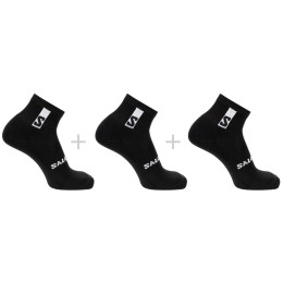 Șosete Salomon Everyday Ankle 3-Pack negru BLACK / BLACK / BLACK