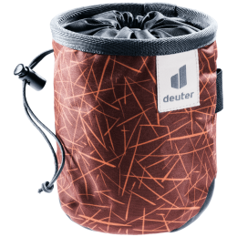 Săculeț pentru magneziu Deuter Gravity Chalk Bag I roșu graphite mountain-redwood