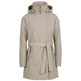 Geacă lungă de iarnă femei Fundango Charlotte Trenchcoat bej cashmere