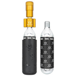 Pompă Peaty´s Holeshot Co2 Pumpa + Bombičky 2 Ks - Road & Gravel galben Bourbon