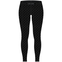 Colanți funcționali femei Icebreaker W Mer 260 Vertex Leggings On-Piste negru/alb Black/Snow/J