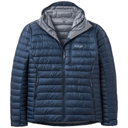 Geacă bărbați Rab Microlight Alpine Down Hoody albastru Galaxy Blue