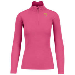 Hanorac femei Karpos Pizzocco W Half Zip roz Fandango Pink