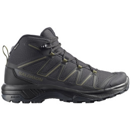 Încălțăminte de trekking pentru bărbați Salomon Exraise Mid Gtx negru/verde Black / Black / Olive Night