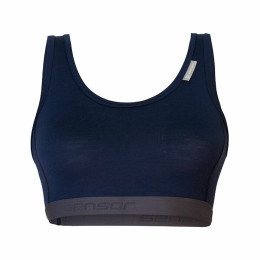 Bustieră Sensor Merino Active Deep Blue albastru