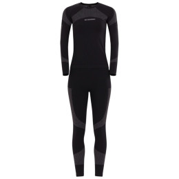Lenjerie termică femei Fundango Seamless Baselayer Set negru black