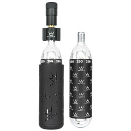 Pompă Peaty´s Holeshot Co2 Pumpa + Bombičky 2 Ks - Mtb negru black