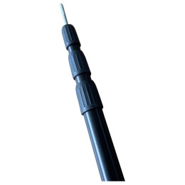 Tijă telescopică cort Human Comfort Aluminium Tarp pole 180 /3 parts negru
