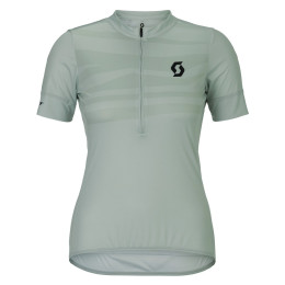 Tricou de ciclism femei Scott Jersey W's Endurance LT SS verde/gri spray grey