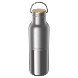 Termos Klean Kanteen Rise Reflect 16oz (w/ Bamboo Cap) argintiu Brushed Stainless