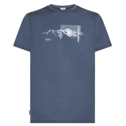 Tricou funcțional bărbați Icebreaker Men M 150 Tech Lite SS Tee Pure Altitude gri/albastru Dawn