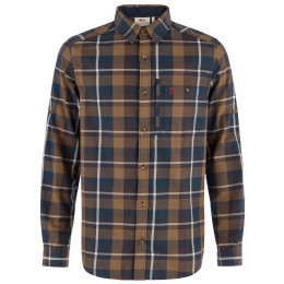 Cămașă bărbați Fjällräven Fjällglim Regular Shirt M maro Wood Brown-Black Oak