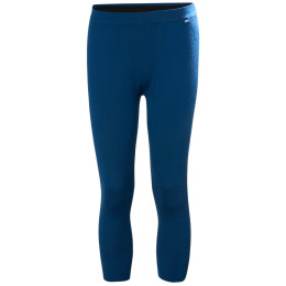 Pantaloni 3/4 bărbați Helly Hansen Lifa Merino Knitevo 3/4 Pant albastru 507 Dark Blue