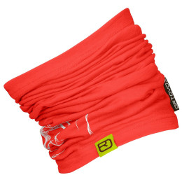 Fular multifuncțional Ortovox 120 Tec Logo Neckwarmer roșu
