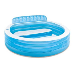 Piscină Intex Family
			Lounge Pool 57190NP albastru