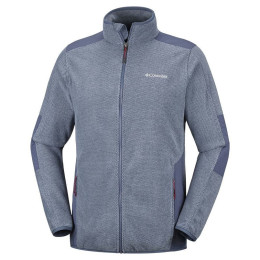 Hanorac bărbați Columbia Tough Hiker Full Zip Fleece albastru/gri DarkMountain
