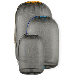 Ambalaj Sea to Summit Mesh Stuff Sack Set 5, 8, 13L negru