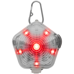 Lumină LED pentru câini Ruffwear The Beacon™ Safety Light alb Clear Lake