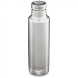 Sticlă termică oțel Klean Kanteen Insulated Classic Narrow 25oz (w/Pour Through Cap) argintiu