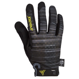 Mănuși de ciclism bărbați Silvini Gattola negru/gri