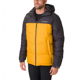 Geacă bărbați Columbia Pike Lake Hooded Jacket gri/galben GoldenYellowShark