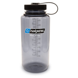 Sticlă Nalgene Wide Mouth Sustain 1l gri/negru