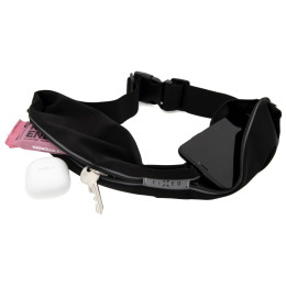 Borsetă de alergat Fixed Sportbelt Duo negru