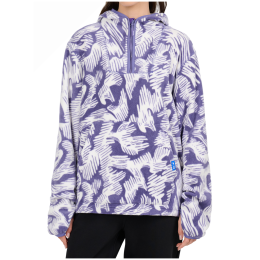 Hanorac femei 4F Fleece F504 alb/violet Multicolour Allover