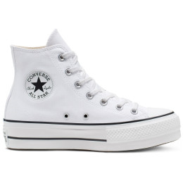 Încălțăminte femei Converse Chuck Taylor All Star Lift Mid alb WHITE