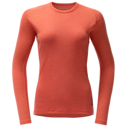 Tricou funcțional femei Devold Adventure Merino 190 Shirt Wmn portocaliu/ Coral