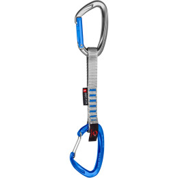 Buclă echipată Mammut Crag Indicator Straight/Wire argintiu/albastru silver/ultramarine