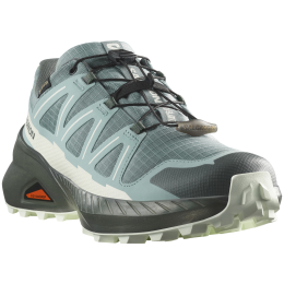 Încălțăminte de alergat pentru femei Salomon Speedcross Peak Gore-Tex verde Trooper / Tourmaline / Clearly Aqua