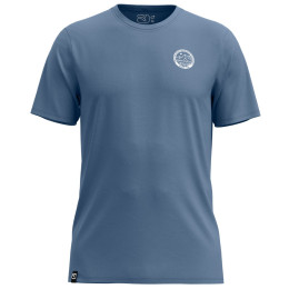 Tricou bărbați Ortovox 185 Merino Mtn Badge T-Shirt albastru Light Nunatak