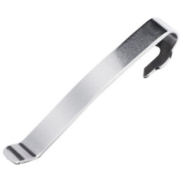 Multiclip Leatherman Quick-Release Engravable Pocket Clip argintiu POLISHED