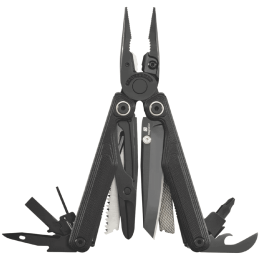 Multitool Leatherman Wave Alpha + Bit Kit negru OBSIDIAN