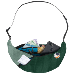 Borsetă Ticket to the moon Upcycled Sling Bag verde/verde deschis Dark Green / Jade Green