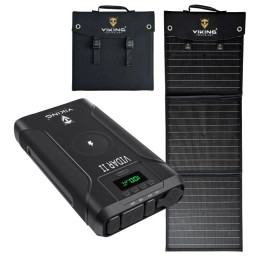 Set Viking Technology baterie externă Viking VIDAR II și panou solar Viking L60 PD