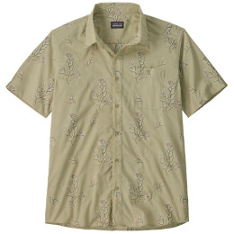Cămașă bărbați Patagonia Men's Go-To Shirt verde Ocean Blooms: Weathered Stone