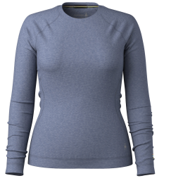 Tricou funcțional femei Smartwool W Classic Thermal Merino Base Layer Crew albastru NIGHTFALL BLUE HEATER