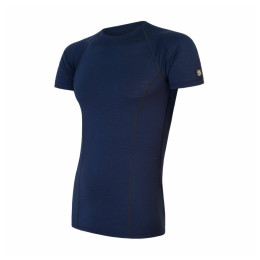 Tricou funcțional bărbați Sensor Merino Active krátký rukáv albastru închis