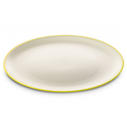 Farfurie Omada SANALIVING Dinner Plate 24xh2cm bej/verde