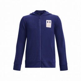 Hanorac copii Under Armour Rival Terry FZ Hoodie albastru Blue