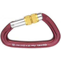 Carabină Grivel K3N Plume Screw Lock roșu