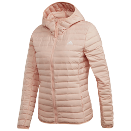 Geacă femei Adidas Varilite Soft Hooded roz