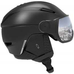 Cască de schi Salomon Pioneer Visor Black