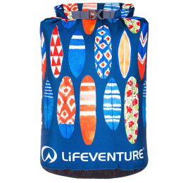 Sac rezistent la apă LifeVenture Dry Bag; 25L albastru