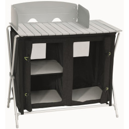 Bucătăria Outwell Sudbury Kitchen Table Negru/Argintiu