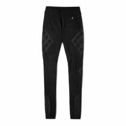 Pantaloni funcționali femei Smartwool W Intraknit Thermal Merino Bl Bottom negru/alb