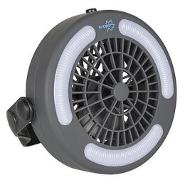 Závěsná lampa Bo-Camp Fan/Hanging Lamp 110 Lumen negru