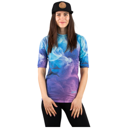 Tricou funcțional femei Drexiss All Mist Violet Merino Active